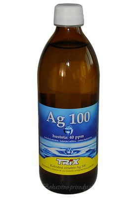 Koloidné striebro Ag 100 40ppm 500ml