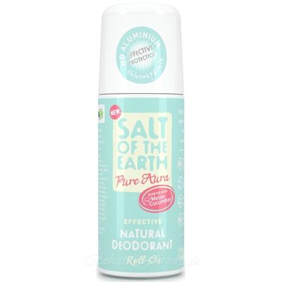 Prírodný kryštálový deodorant PURE AURA - melón, uhorka roll on 75 ml