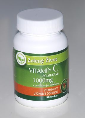 Vitamin C so šípkami 1000mg s predĺženým účinkom 30 tabliet